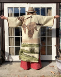 Upcycled Geese Blanket Coat