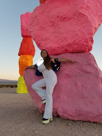 Cropped Mermaid Sequin Bolero Shrug  / Burning Man /  Rave Jacket / Plus Size