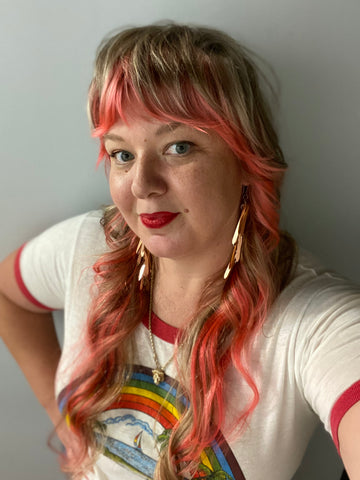 Tinsel Sequin Earrings