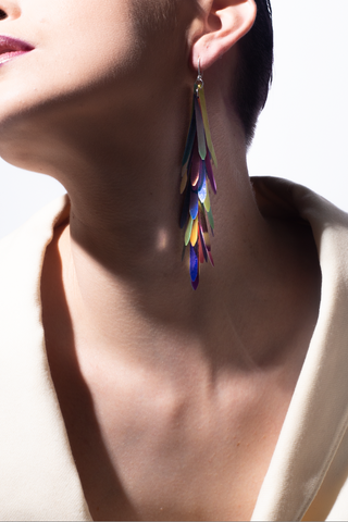 Tinsel Sequin Earrings