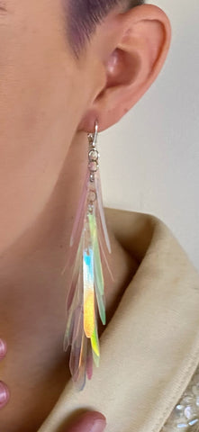 Tinsel Sequin Earrings
