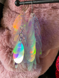 Angel Fairy Iridescent Sequin Earring